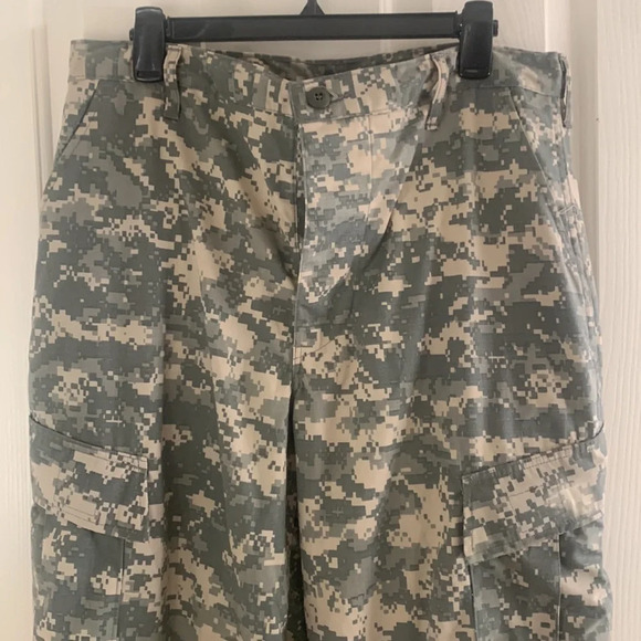 Men’s Army Combat Uniform Camouflage Pants Trousers Medium-Long - Picture 2 of 12